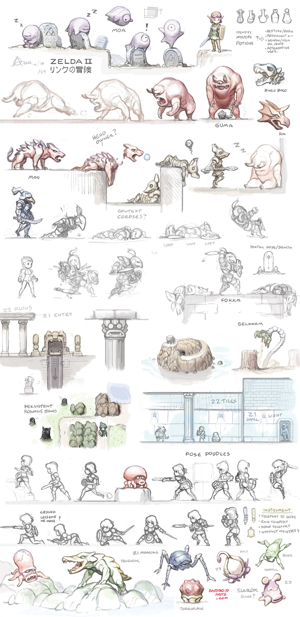 Zelda concepts